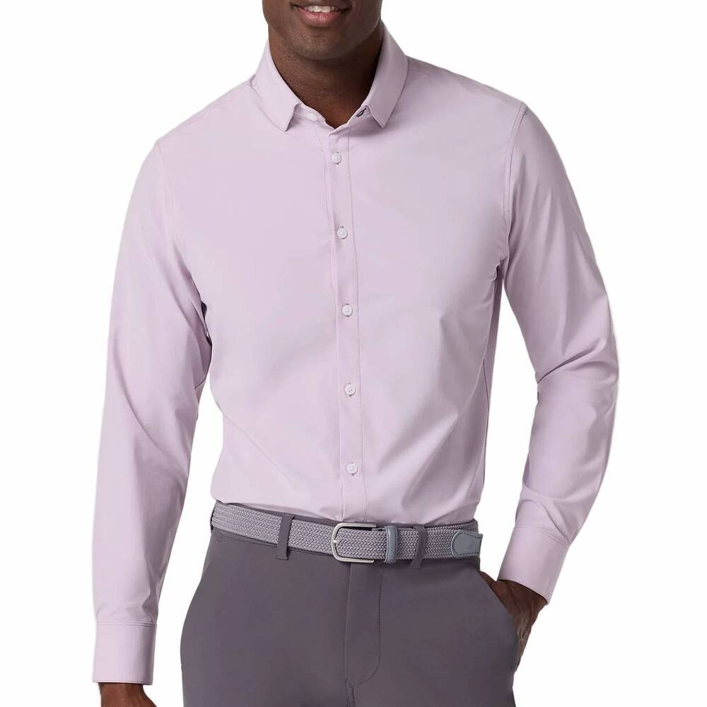NEW MIZZEN + MAIN leeward long sleeve shirt in lavender